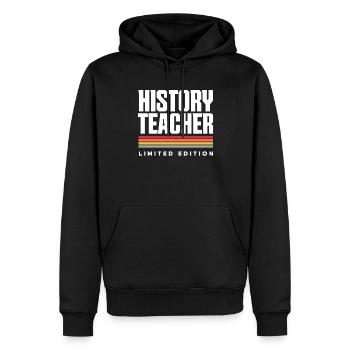Lustiges Lehrer Lehrerinnen Geschenk - Männer Premium Bio Hoodie - Schwarz - Vorne - Nico (187cm)