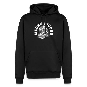 Peru Peruaner Geschenk - Männer Premium Bio Hoodie - Schwarz - Vorne - Nico (187cm)