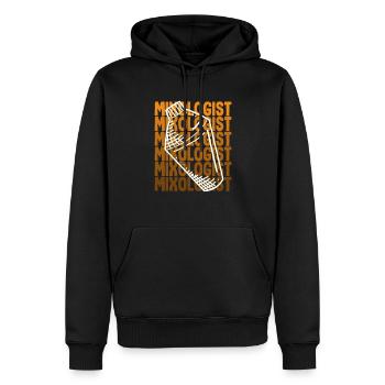 Lustiger Barkeeper Spruch Barkeeper Geschenk - Männer Premium Bio Hoodie - Schwarz - Vorne - Nico (187cm)