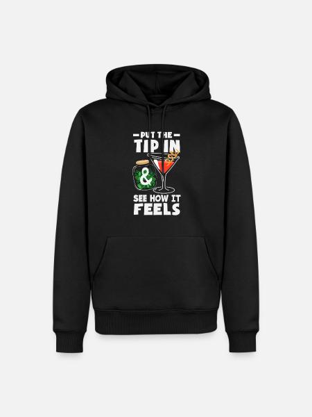 Funny Bartender Saying Bartender Gift - Men’s Premium Organic Hoodie - black