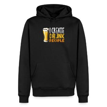 Funny Bartender Saying Bartender Gift - Men’s Premium Organic Hoodie - black - Front - Nico (187cm)