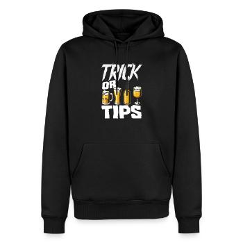 Lustiger Barkeeper Spruch Barkeeper Geschenk - Männer Premium Bio Hoodie - Schwarz - Vorne - Nico (187cm)