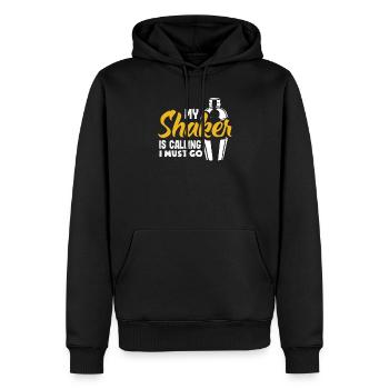 Funny Bartender Saying Bartender Gift - Men’s Premium Organic Hoodie - black - Front - Nico (187cm)