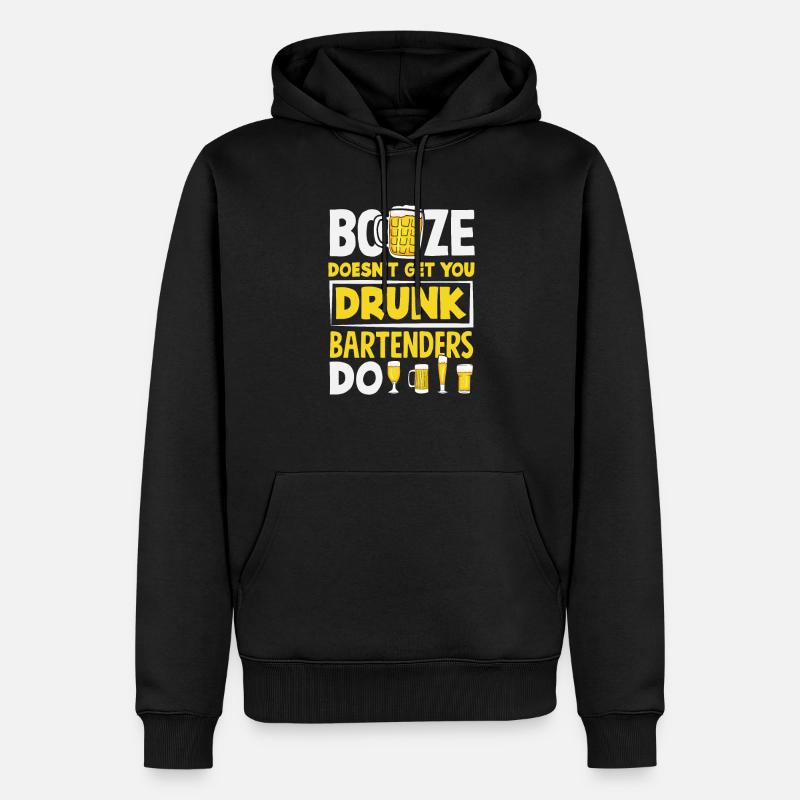 Funny Bartender Saying Bartender Gift - Men’s Premium Organic Hoodie - black