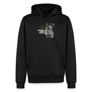 Lustiger Barkeeper Spruch Barkeeper Geschenk - Männer Premium Bio Hoodie - Schwarz - Vorne - Nico (187cm)
