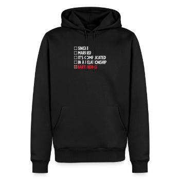 Lustiger Barkeeper Spruch Barkeeper Geschenk - Männer Premium Bio Hoodie - Schwarz - Vorne - Nico (187cm)