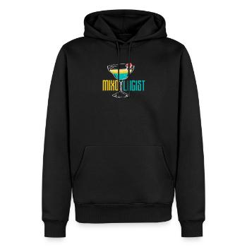 Lustiger Barkeeper Spruch Barkeeper Geschenk - Männer Premium Bio Hoodie - Schwarz - Vorne - Nico (187cm)
