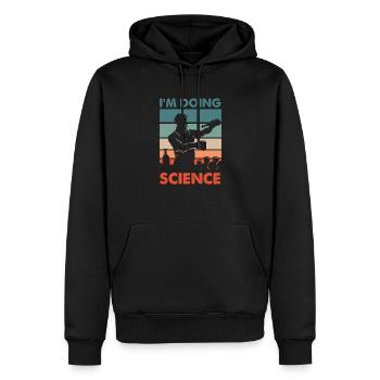 Lustiger Barkeeper Spruch Barkeeper Geschenk - Männer Premium Bio Hoodie - Schwarz - Vorne - Nico (187cm)
