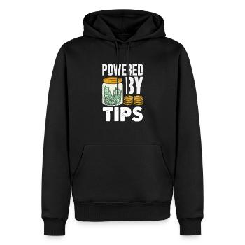 Lustiger Barkeeper Spruch Barkeeper Geschenk - Männer Premium Bio Hoodie - Schwarz - Vorne - Nico (187cm)