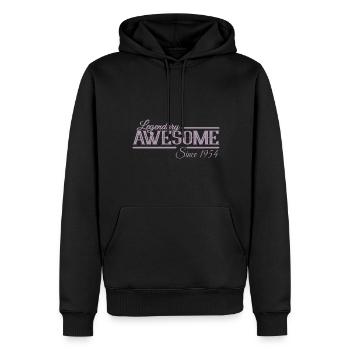 Geburtstag - Legendär großartig seit 1954 - - Männer Premium Bio Hoodie - Schwarz - Vorne - Nico (187cm)