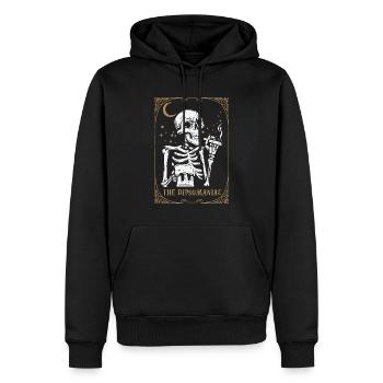 Alcohol Tarot Card Occult Club Gothic Vice - Männer Premium Bio Hoodie - Schwarz - Vorne - Nico (187cm)