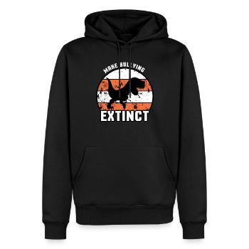 Dinosaur Kindness Awareness Unity Day - Männer Premium Bio Hoodie - Schwarz - Vorne - Nico (187cm)