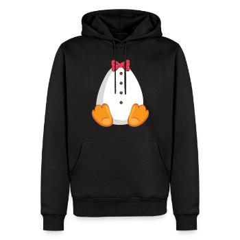 Funny Animal Penguin Costume For Halloween - Männer Premium Bio Hoodie - Schwarz - Vorne - Nico (187cm)