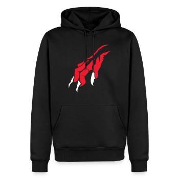 Creepy Monster Hands Claw Horror Scary Halloween - Männer Premium Bio Hoodie - Schwarz - Vorne - Nico (187cm)