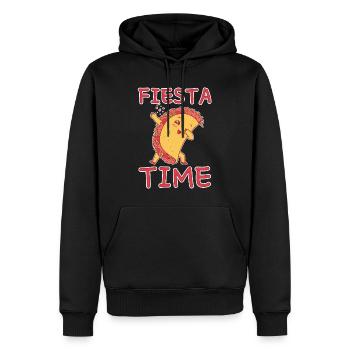 Cute Kawaii Heart Mexico Party Dab Dabbing Taco - Männer Premium Bio Hoodie - Schwarz - Vorne - Nico (187cm)