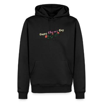 Journée internationale de la femme Bonne Journée de la femme Féminisme - Sweat à capuche Premium bio Homme - noir - Devant - Nico (187cm)
