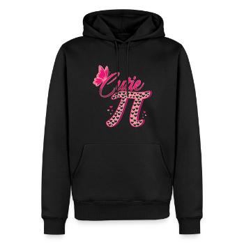 Schmetterling Niedlich Pi Mathe Urlaub Mathematik Pi Tag - Männer Premium Bio Hoodie - Schwarz - Vorne - Nico (187cm)