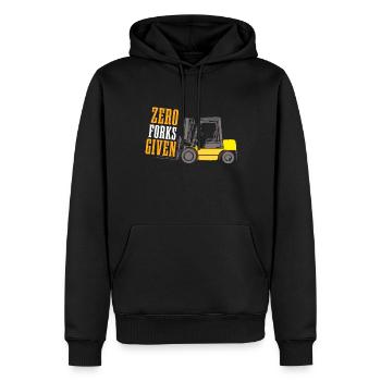 Gabeln Gegeben Gabelstapler Fahrer Bediener Gabelstapler - Männer Premium Bio Hoodie - Schwarz - Vorne - Nico (187cm)