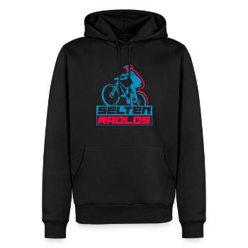 Coole Fahrrad und Mountainbike Geschenke MTB - Männer Premium Bio Hoodie - Schwarz - Vorne - Nico (187cm)