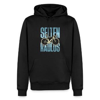 Coole Fahrrad und Mountainbike Geschenke MTB - Männer Premium Bio Hoodie - Schwarz - Vorne - Nico (187cm)