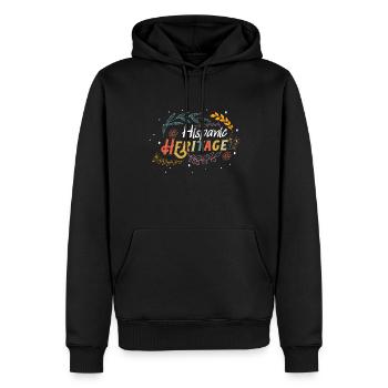 Retro Hispanic National Hispanic Erbe - Männer Premium Bio Hoodie - Schwarz - Vorne - Nico (187cm)