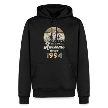 1994 Birthday Berge - Men’s Premium Organic Hoodie - black - Front - Nico (187cm)