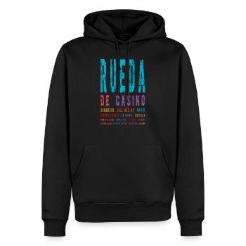 Salsa Tanz Rueda de Casino T-shirt Geschenk - Männer Premium Bio Hoodie - Schwarz - Vorne - Nico (187cm)
