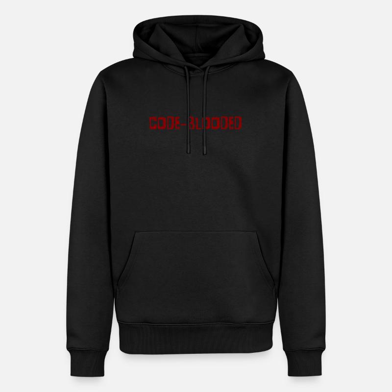 Coder - Men’s Premium Organic Hoodie - black