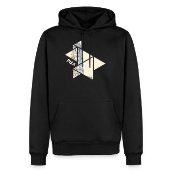 Schiefer Turm Von Pisa - Männer Premium Bio Hoodie - Schwarz - Vorne - Nico (187cm)