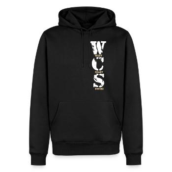 West Coast Swing Dance Geschenk T-Shirt - Männer Premium Bio Hoodie - Schwarz - Vorne - Nico (187cm)