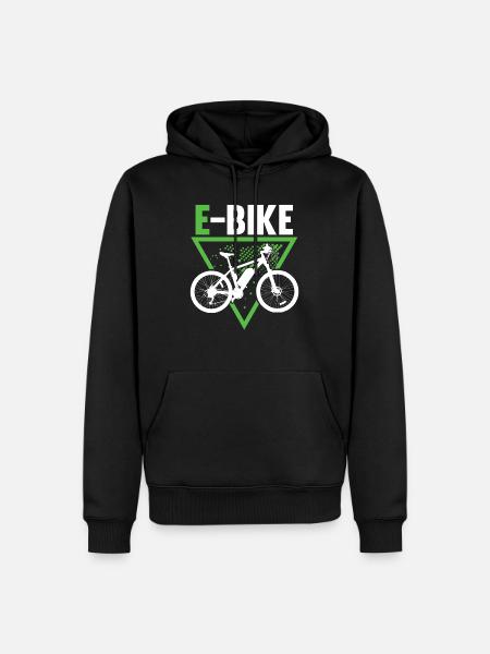 E bike Ebike E-bike - Men’s Premium Organic Hoodie - black