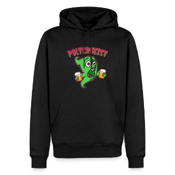 Polterer, douche de mariage, célibataire, présent - Sweat à capuche Premium bio Homme - noir - Devant - Nico (187cm)