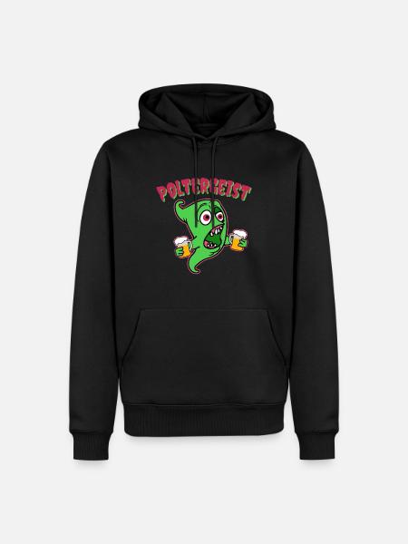 Polterer, Polterabend, Junggeselle, Geschenk - Männer Premium Bio Hoodie - Schwarz