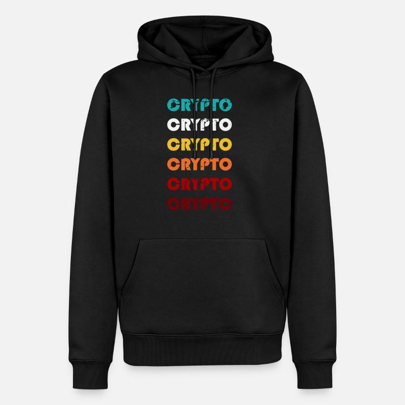 Crypto Währung - Männer Premium Bio Hoodie - Schwarz
