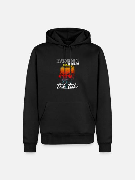 Bangkok Thailand Tuk Tuk - Men’s Premium Organic Hoodie - black
