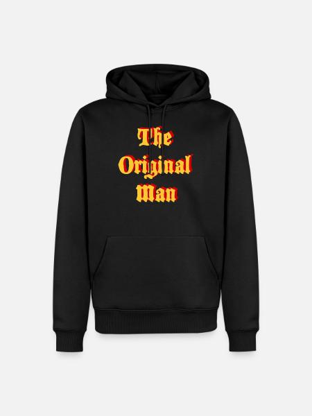 The Original Man - Men’s Premium Organic Hoodie - black