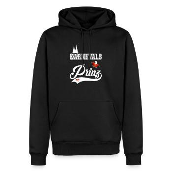 Carnaval Prince Kölle Alaaf Carnaval de Cologne - Sweat à capuche Premium bio Homme - noir - Devant - Nico (187cm)