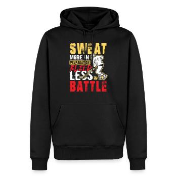 Sweat Blood Hockey sur glace Hockey sur glace Hockey sur glace Hockey sur glace - Sweat à capuche Premium bio Homme - noir - Devant - Nico (187cm)