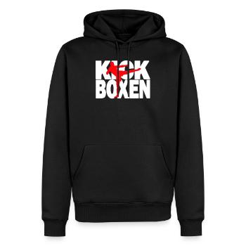 Kickboxen - Kickboxing Kickboxer Kickboxerin - Männer Premium Bio Hoodie - Schwarz - Vorne - Nico (187cm)