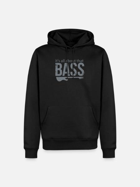 Bassist bass guitar - Men’s Premium Organic Hoodie - black