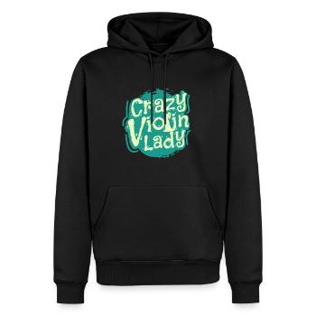 violin - Men’s Premium Organic Hoodie - black - Front - Nico (187cm)