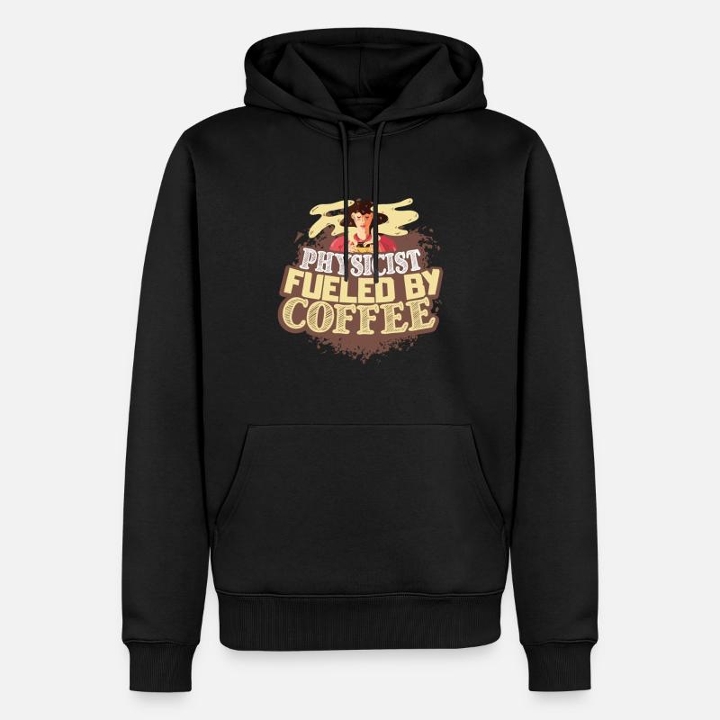 Physiker Physik - Männer Premium Bio Hoodie - Schwarz