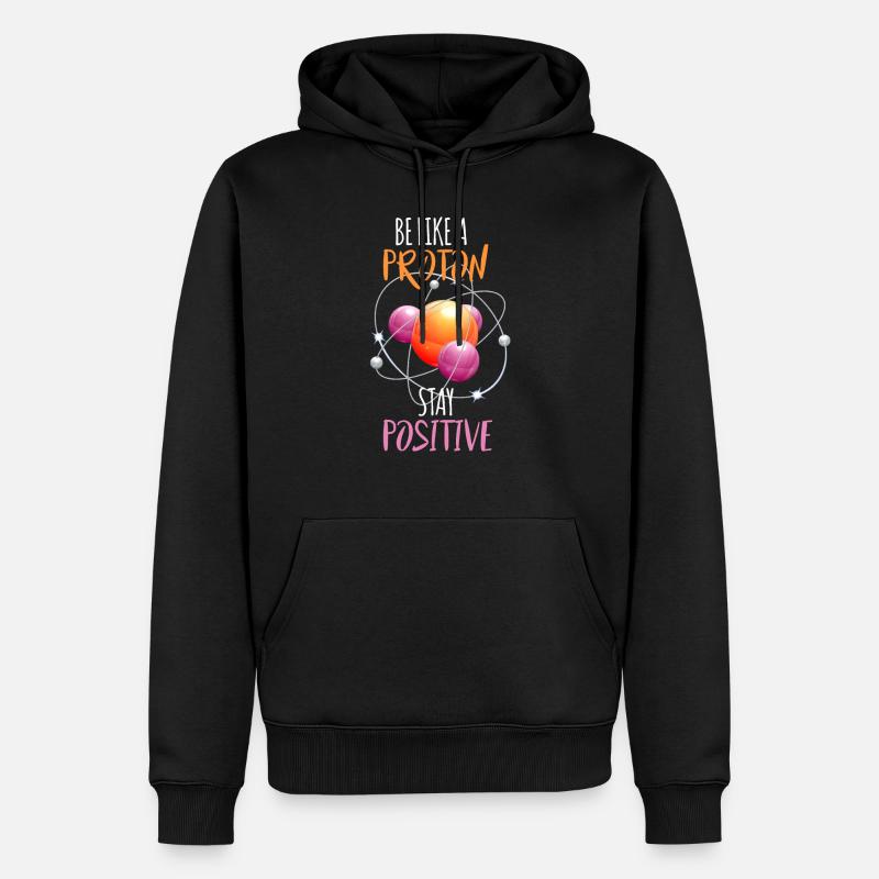 Science, science, physics, gift, idea - Men’s Premium Organic Hoodie - black