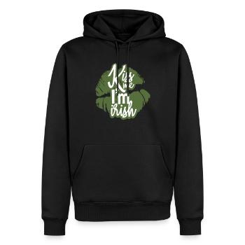 St. Patrick's Day Irish - Men’s Premium Organic Hoodie - black - Front - Nico (187cm)