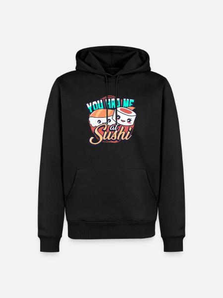 Sushi - Männer Premium Bio Hoodie - Schwarz