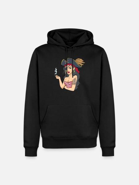 Pirate Pirate Pirate Pirate - Men’s Premium Organic Hoodie - black