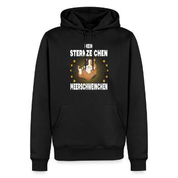 Mein Sternzeichen Meerschweinchen - Männer Premium Bio Hoodie - Schwarz - Vorne - Nico (187cm)