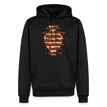 Pot de fumée Potter Mom Play Mud Start Fires Smoke Pot Gift - Sweat à capuche Premium bio Homme - noir - Devant - Nico (187cm)
