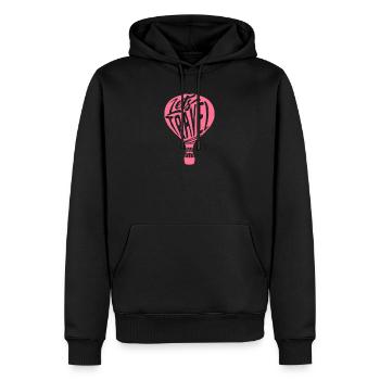 Reisen Reise - Männer Premium Bio Hoodie - Schwarz - Vorne - Nico (187cm)