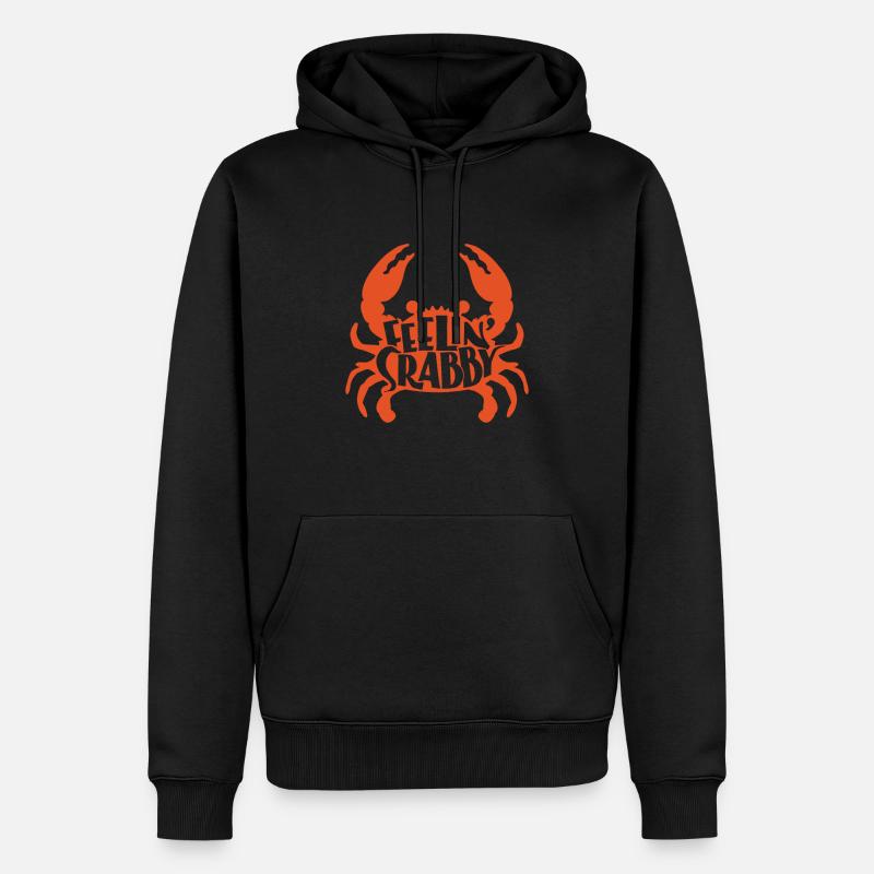Crabe cancéreux - Sweat à capuche Premium bio Homme - noir